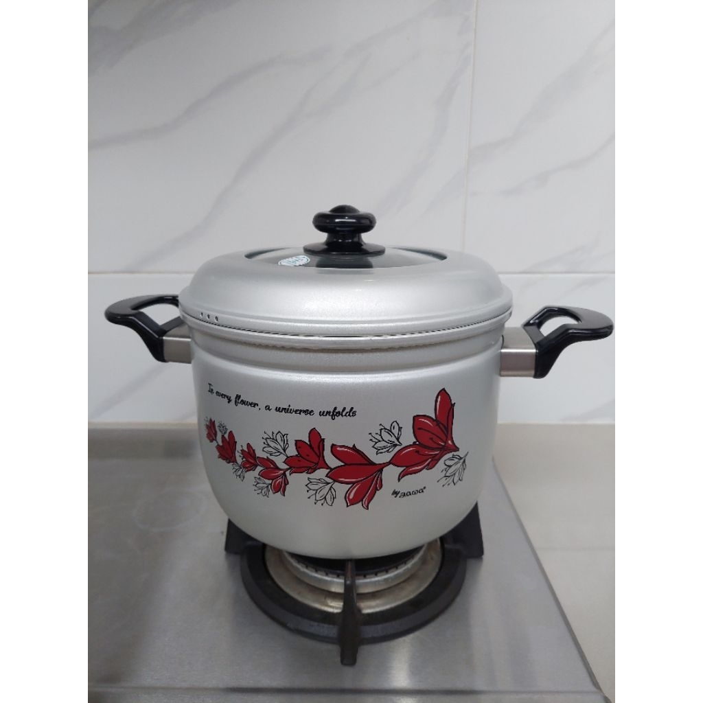 Maspion Kukusan/Langseng 24 cm Dengan Tutup Kaca
