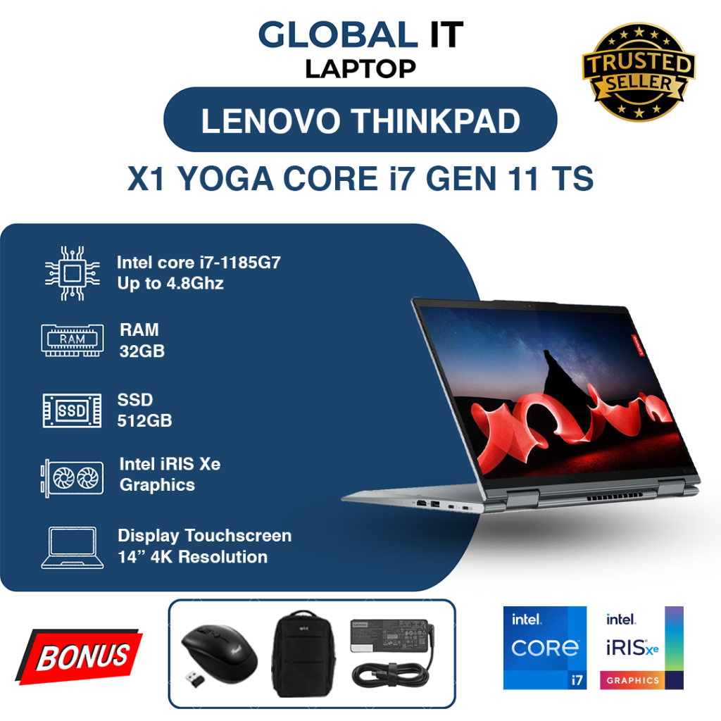 Lenovo Thinkpad X1 YOGA i7 gen 11 Touchscreen 32/512gb