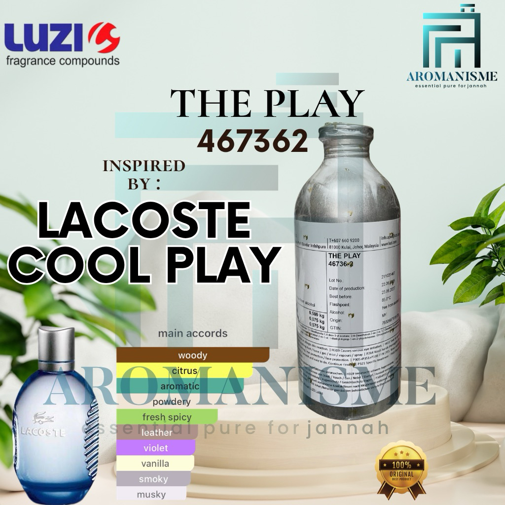 Bibit Parfum Lacoste Cool Play By Luzi The Play 50ml / 100ml