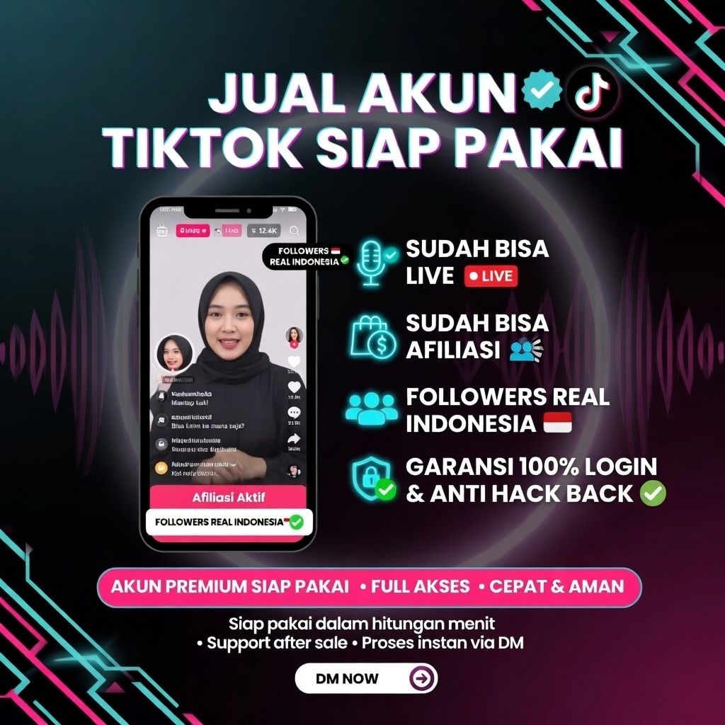 Akun tiktok fyp real follower indo 11k-45k Followers