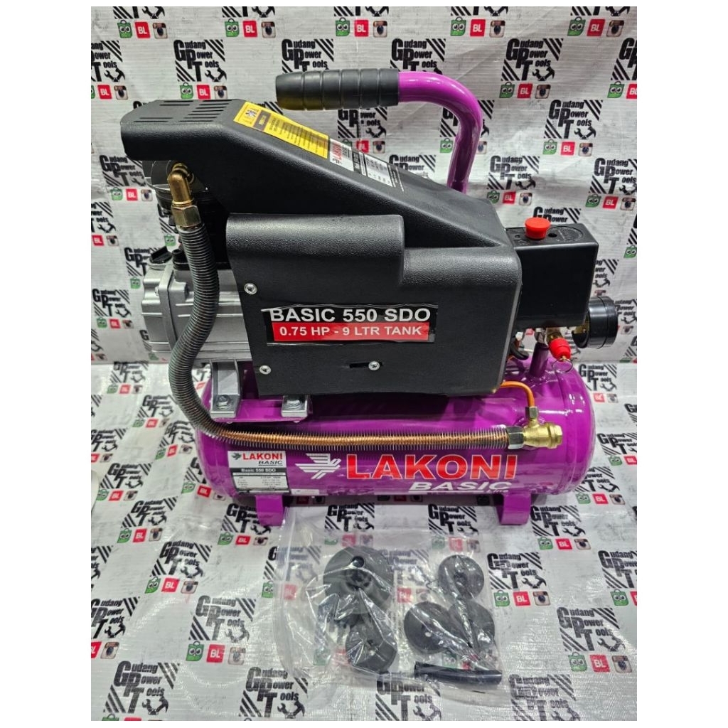 KOMPRESOR LAKONI BASIC 550SDO / kompresor lakoni 9liter