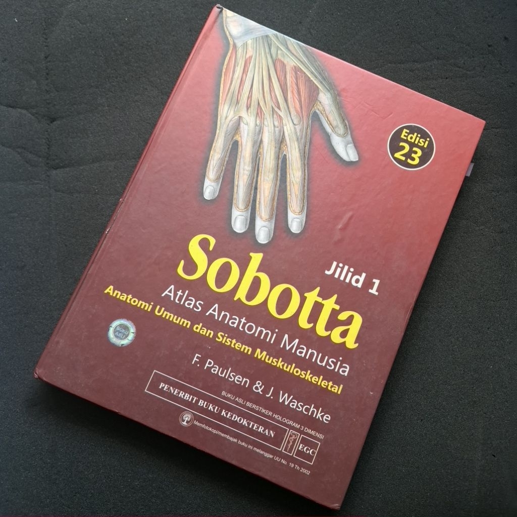 BUKU ANATOMI KEDOKTERAN [SOBOTTA JILID 1 EDISI 23]