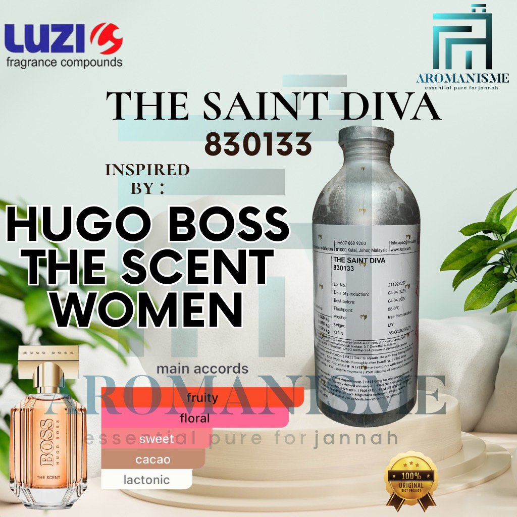 Bibit Parfum Hugo Boss The Scent Women By Luzi The Saint Diva 50ml / 100ml