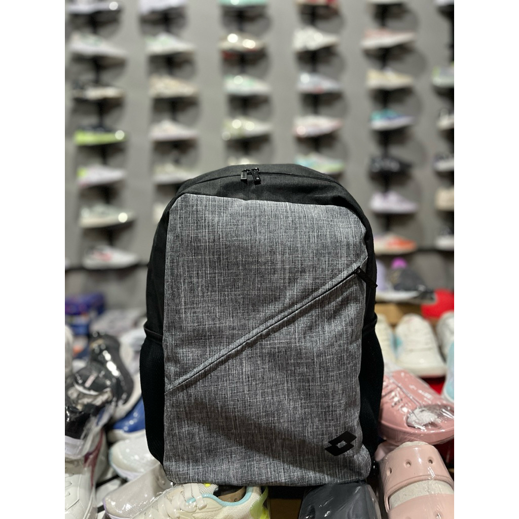 Lotto Erago Backpack Grey Original Resmi