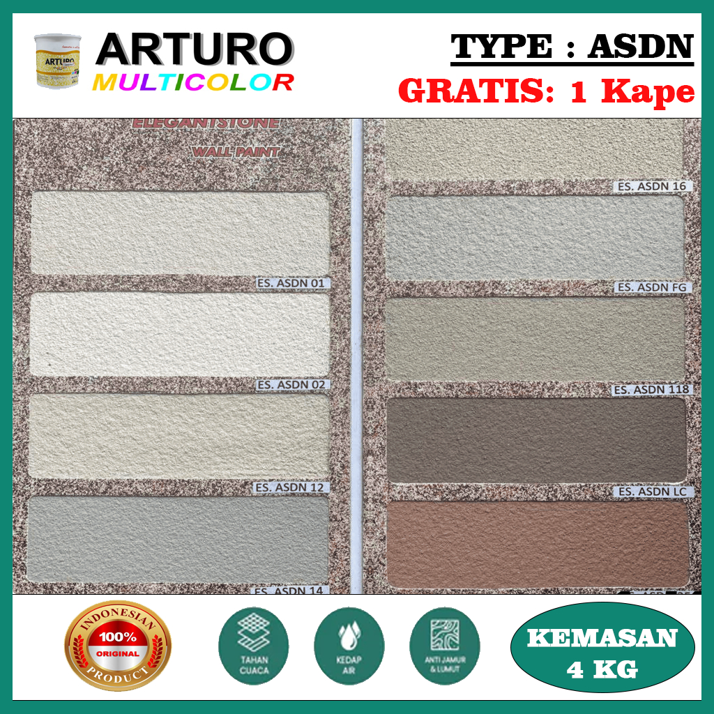 ARTURO Cat Texture Type ES ASDN 4 KG (GLN) - FREE 1 Kape