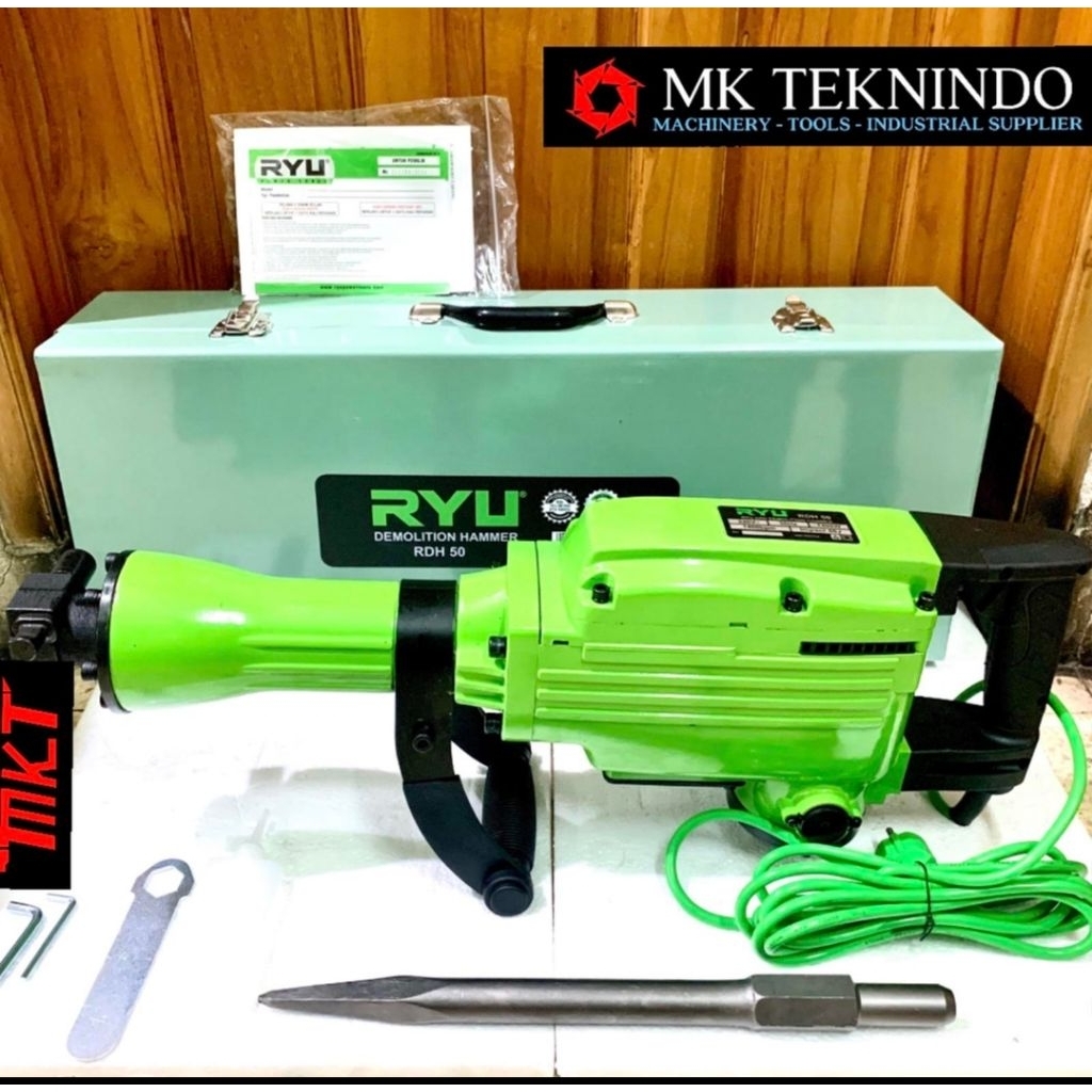 MESIN BOBOK BETON RYU DEMOLITION JACK HAMMER RYU RDH50