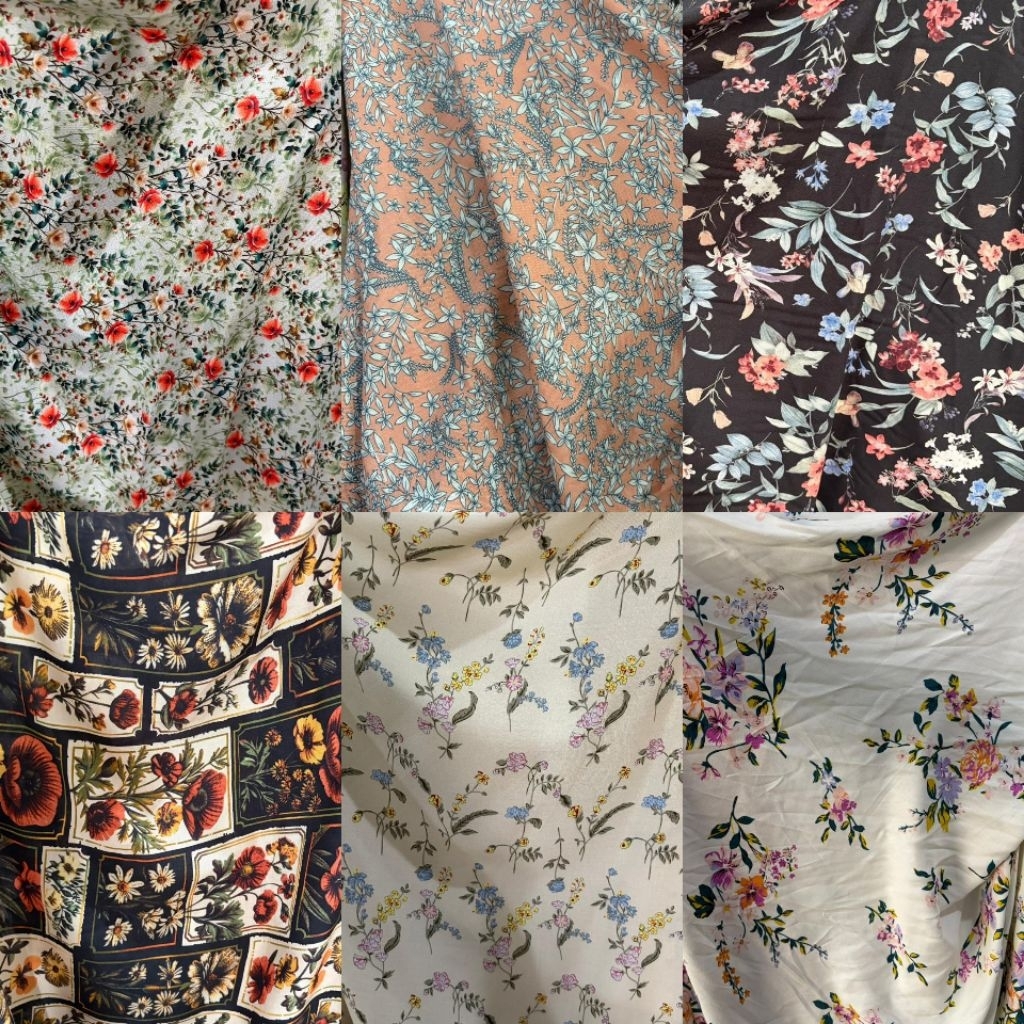 ( 0.5" Meter ) _Kain Katun Rayon Viscose Premium/Kain Rayon Premium/Kain Katun Rayon viscose Premium