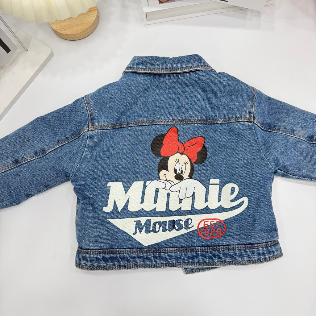 JAKET JEANS MINNIE MOUSE ZARA ORIGINAL IMPERFECT