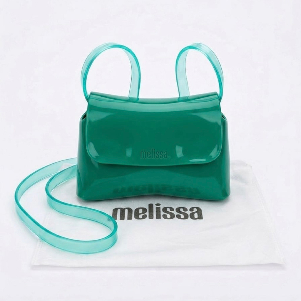 MELISSA DEFECT SALE Mini Cross Bag Green - Tas Salempang