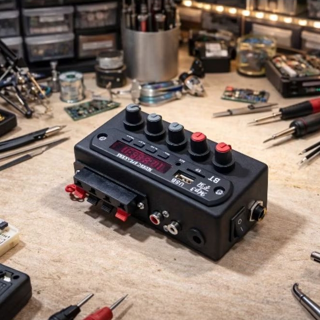 AMPLI MINI 12V BLUETOOTH KARAOKE