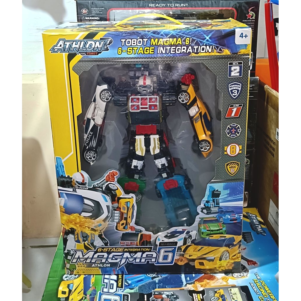 Mainan Robot Tobot Magma 6 Athlon Jumbo 50cm