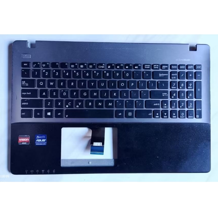 casing palmrest dan keyboard copotan laptop Asus x550ze series x550 x550z