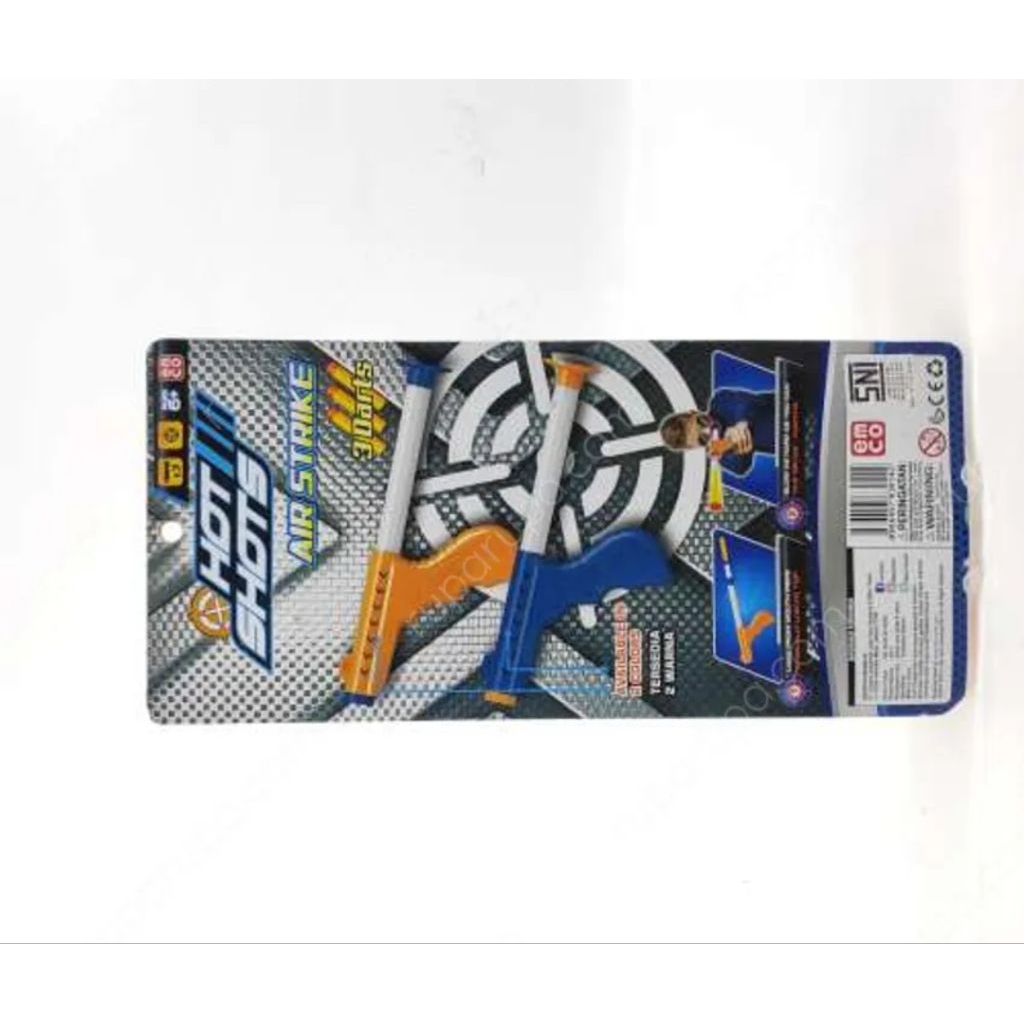 Pistol Mainan Emco Hot Shots Air Strike Tembakan