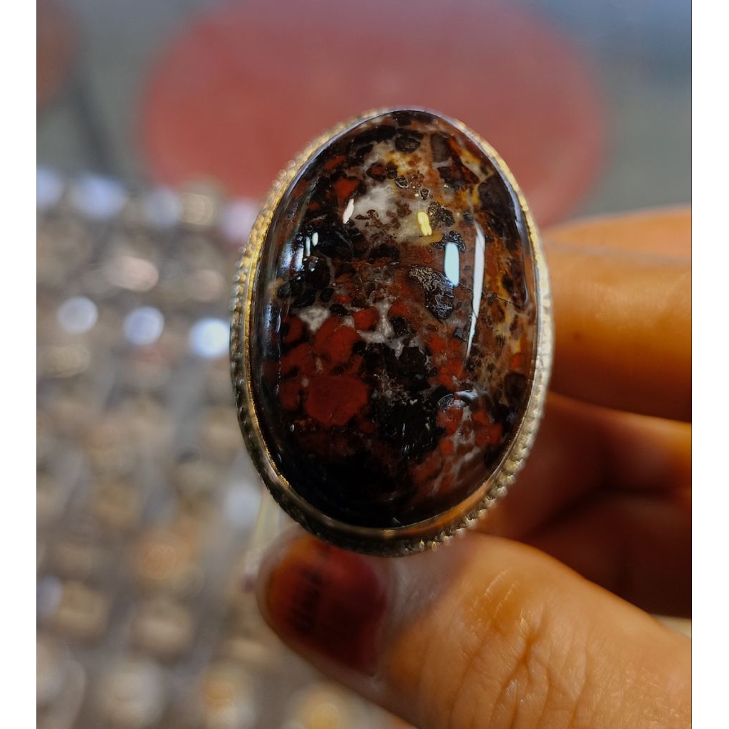 Cincin Badar Besi Bima Ntb Jumbo/ nempel magnet (Natural)
