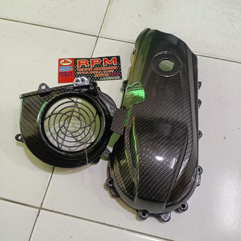 cover cvt plus cover kipas carbon beat fi scoopy fi 2014