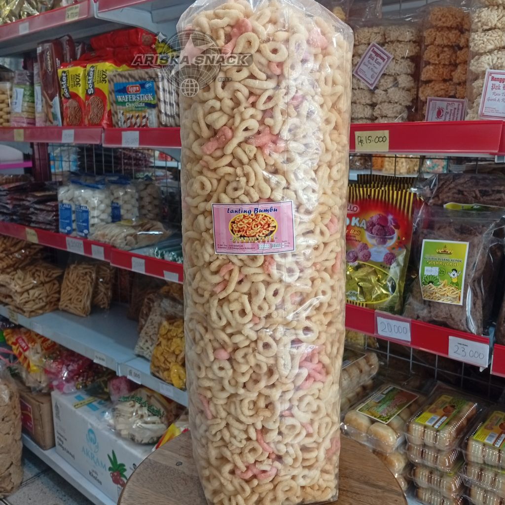 Kelanting Bawang Warna 1Ball (2,5kg) Kelanting Balado UD.ARISKA SNACK