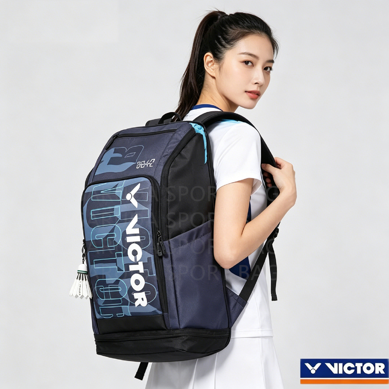 Victor Bagpack Mini yang Ringan dan Nyaman, Cocok untuk Perjalanan Pendek atau Olahraga Badminton ta