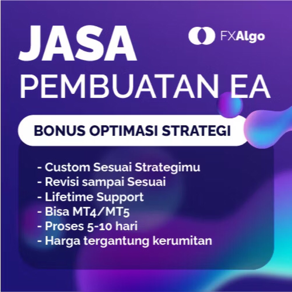 Jasa Pembuatan EA | Scalping Swing | MT4 MT5 | ROBOT XAUUSD FX CRYPTO MetaTrader | Indikator | SnD |