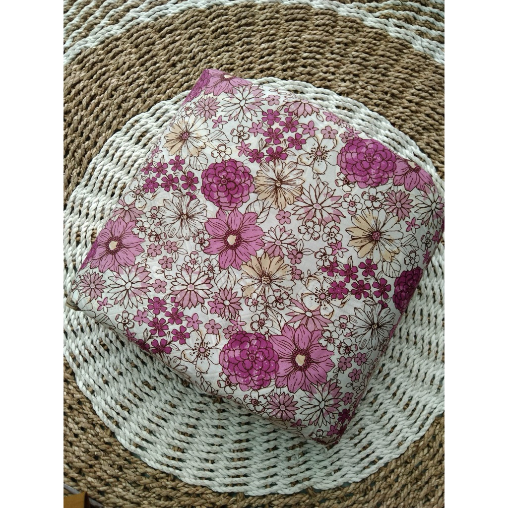 (BACA DESKRIPSI)KAIN KATUN STRETCH MOTIF BUNGA
