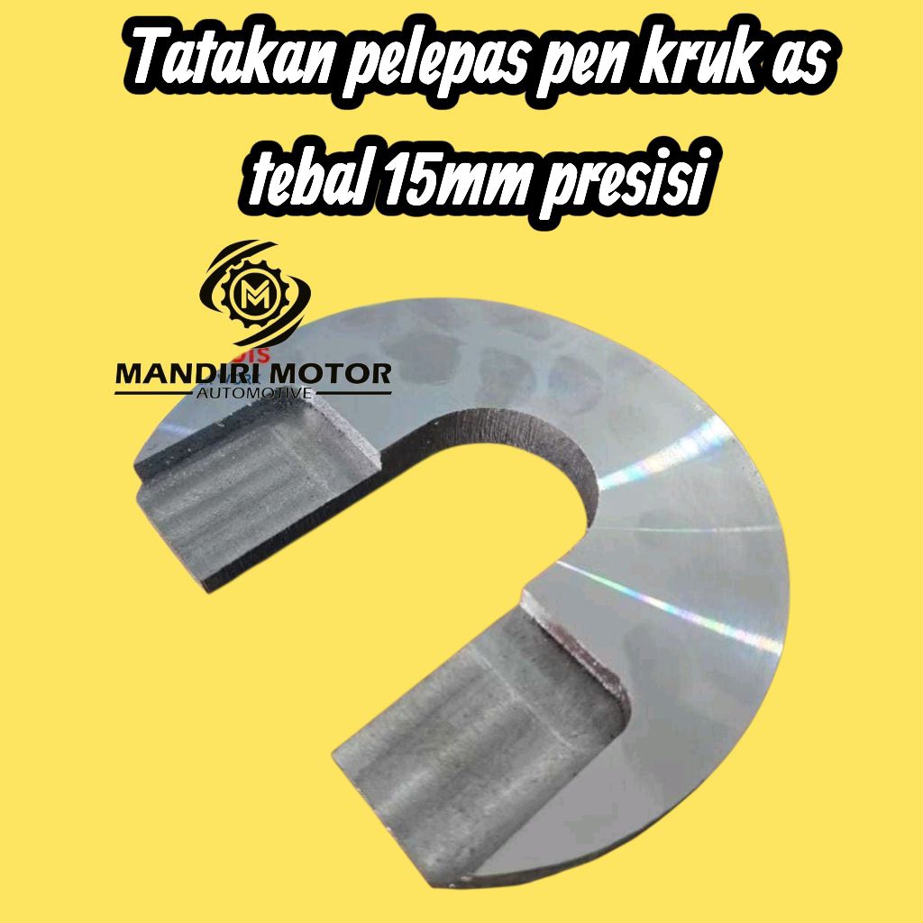 Tatakan Press Pen Kruk As Baja Tebal 15mm Super Kuat Finishing Kinclong Bengkel