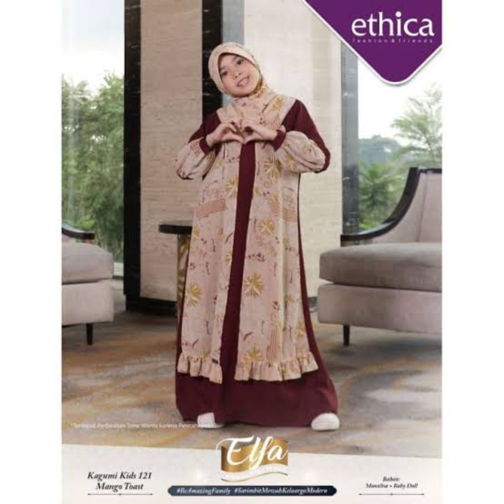 KAGUMI KIDS 121 MANGO TOAST, KAGUMI KIDS 106 AUTMN HONEY, KAGUMI KIDS 39 UNGU BY ETHICA