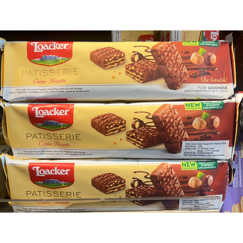 Loacker Patisserie Creme Noisette 100Gr