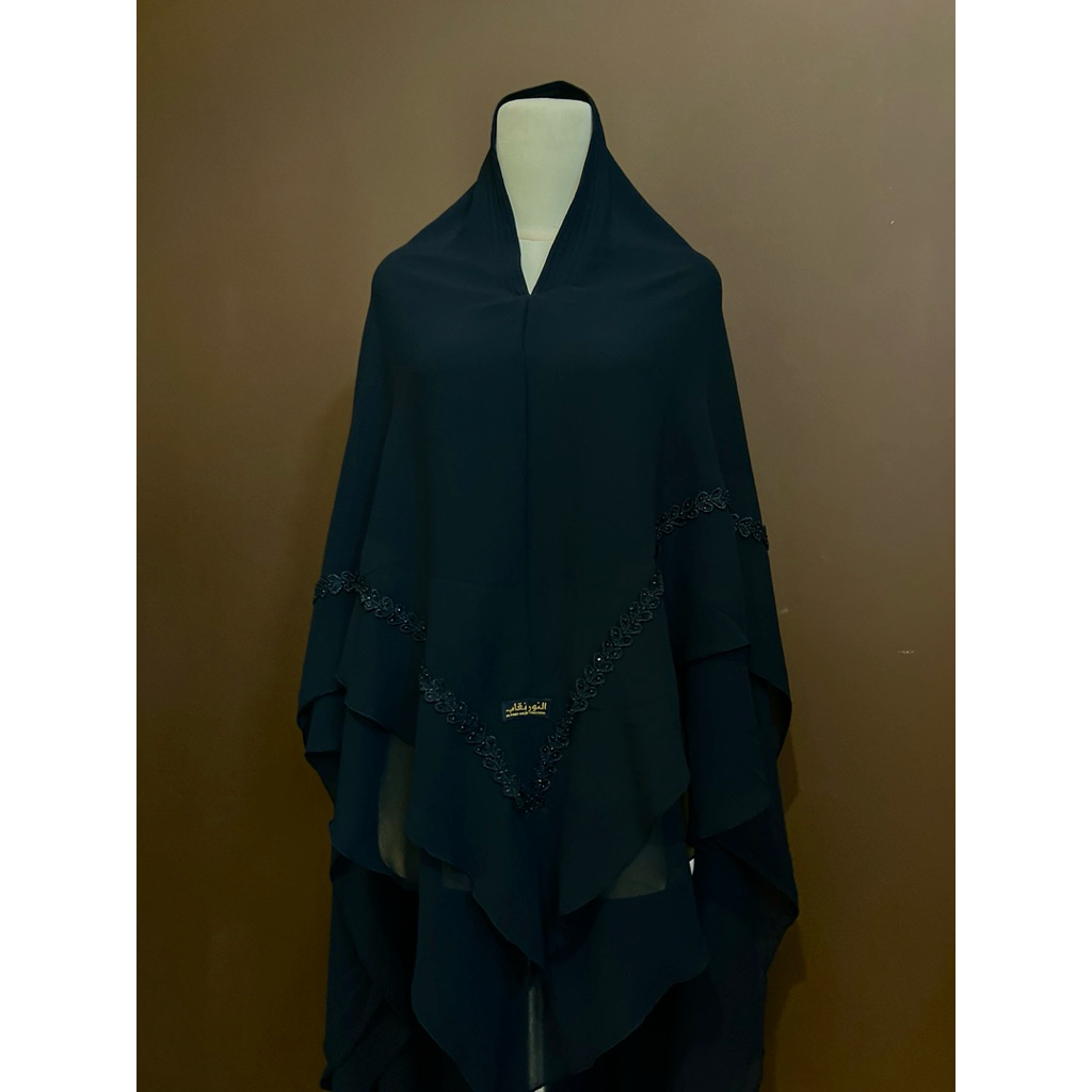 khimar love kerudung jilbab alnoor niqob temboro