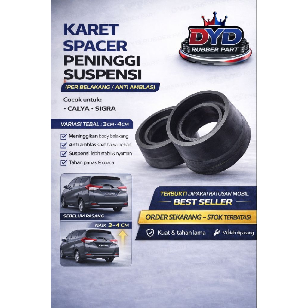 Karet Spacer Per Belakang SIGRA | CALYA | AGYA | AYLA