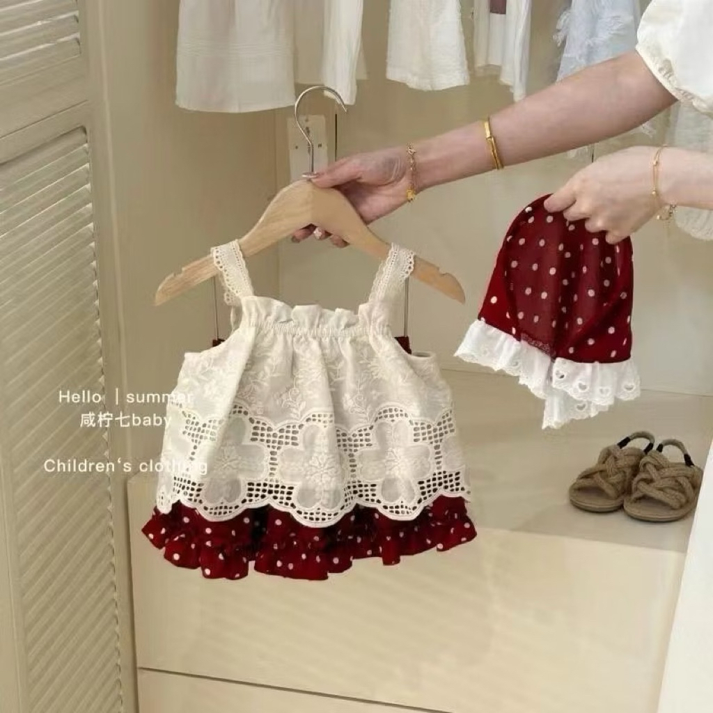 Stelan Anak Perempuan Summer Set Brukat