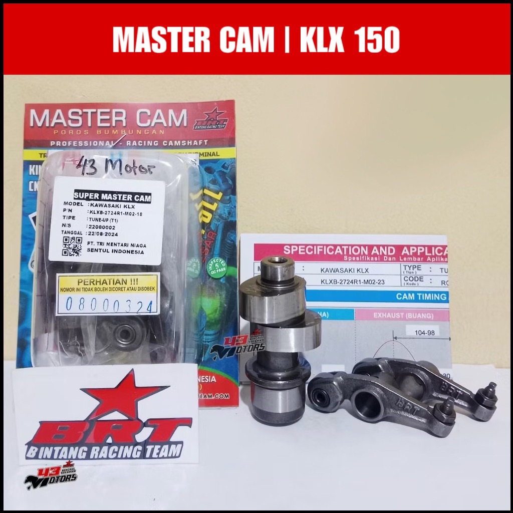 MASTER CAM NOKEN AS BRT KLX 150 | NOKEN AS BRT