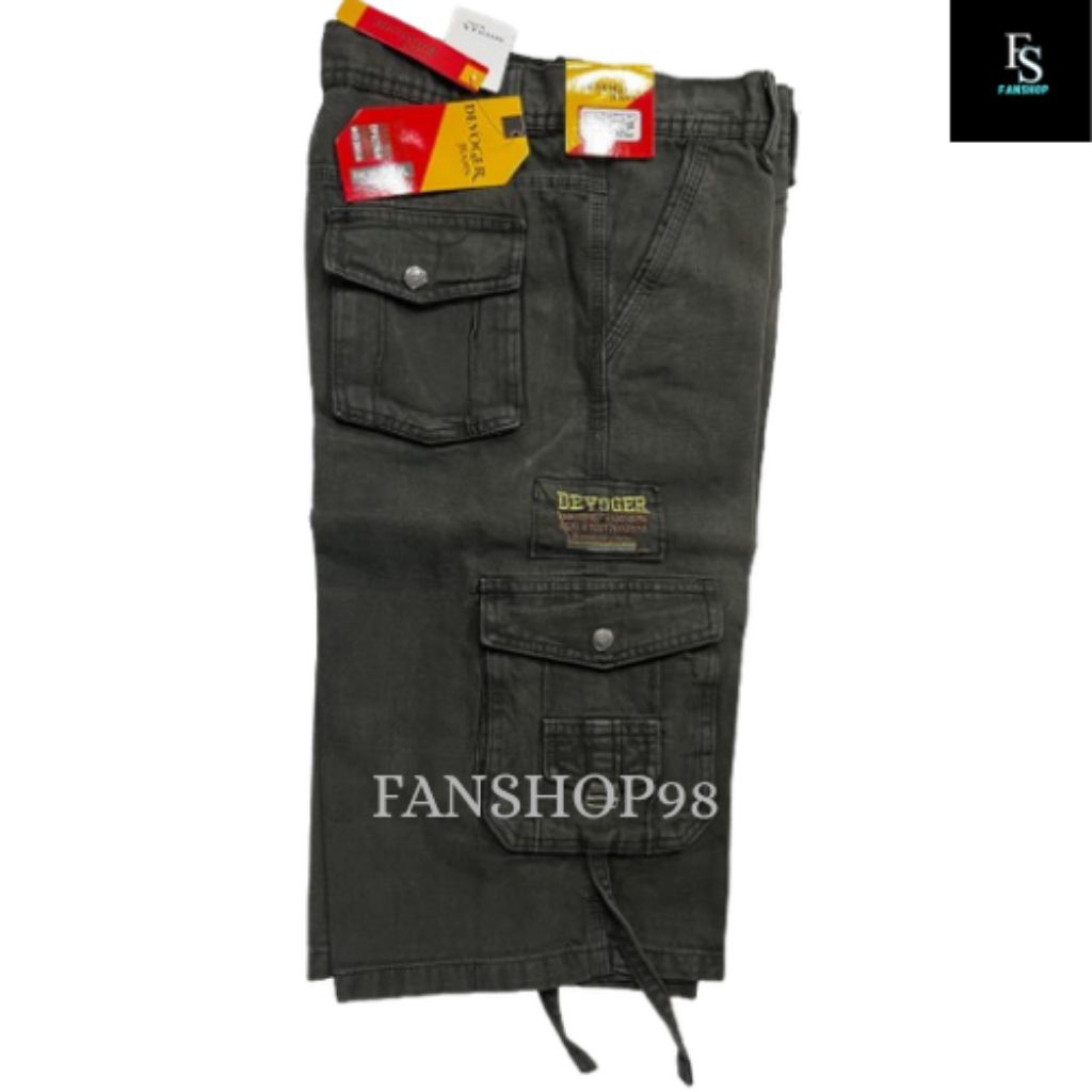 Celana cargo jeans pria celana pendek cargo jeans