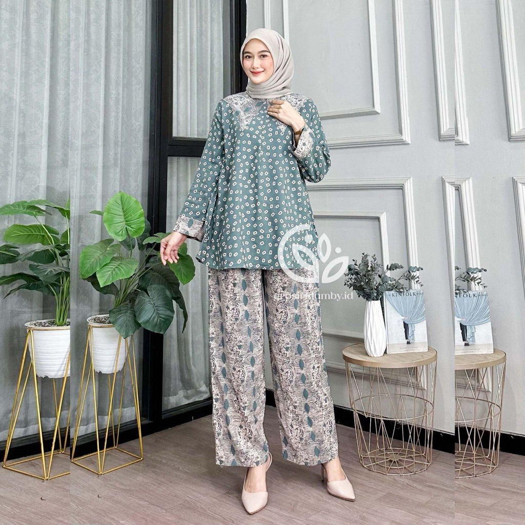 Grosir klamby || Miliano One Set || Rayon tebal || Bumil Busui Friendly