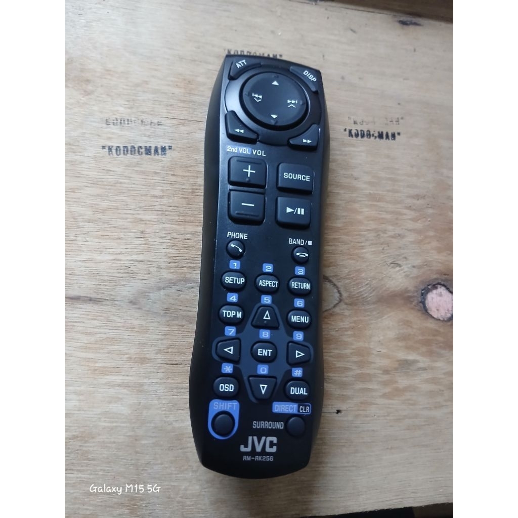 remote jvc rm-rk256 bekas original