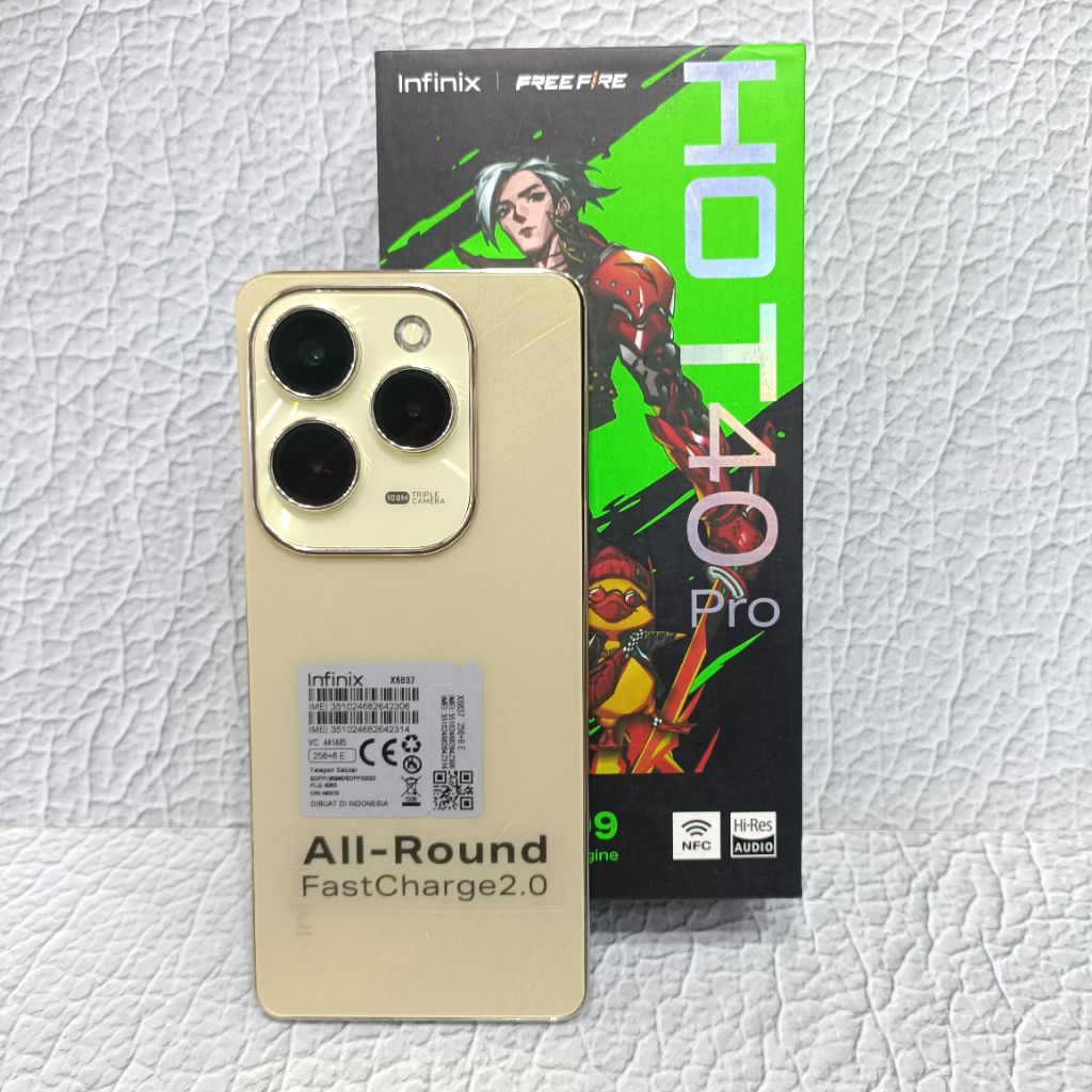 INFINIX HOT 40 PRO 8/256GB HP BEKAS SECOND - Langsung Cek Deskripsi