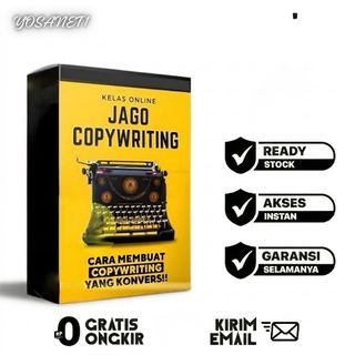 JAGO COPYWRITING - Ecourse Mahir Copywriting Jago Membuat Tulisan yang Konversif - Materi Video