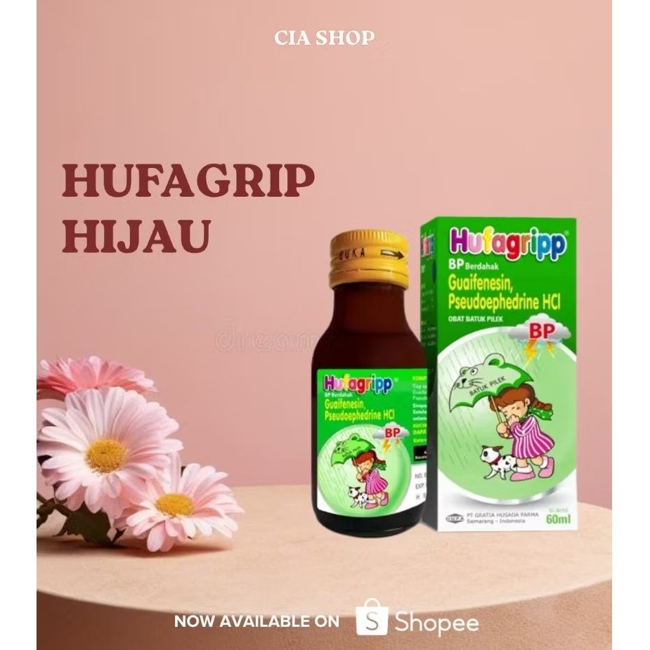 ORI Hufagrip Hijau Batuk Pilek Anak