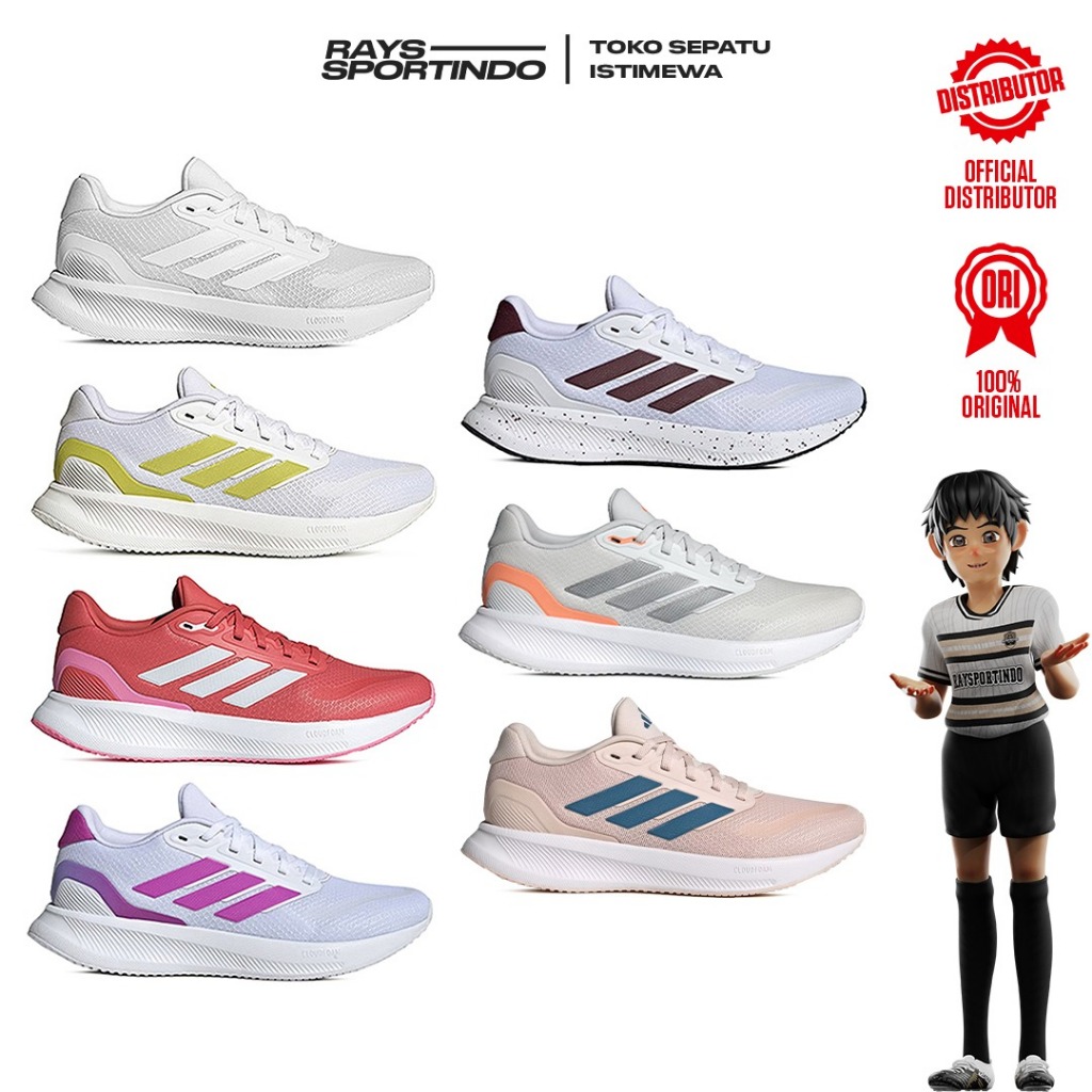 SEPATU RUNNING WANITA ADIDAS RUNFALCON 5 WOMEN