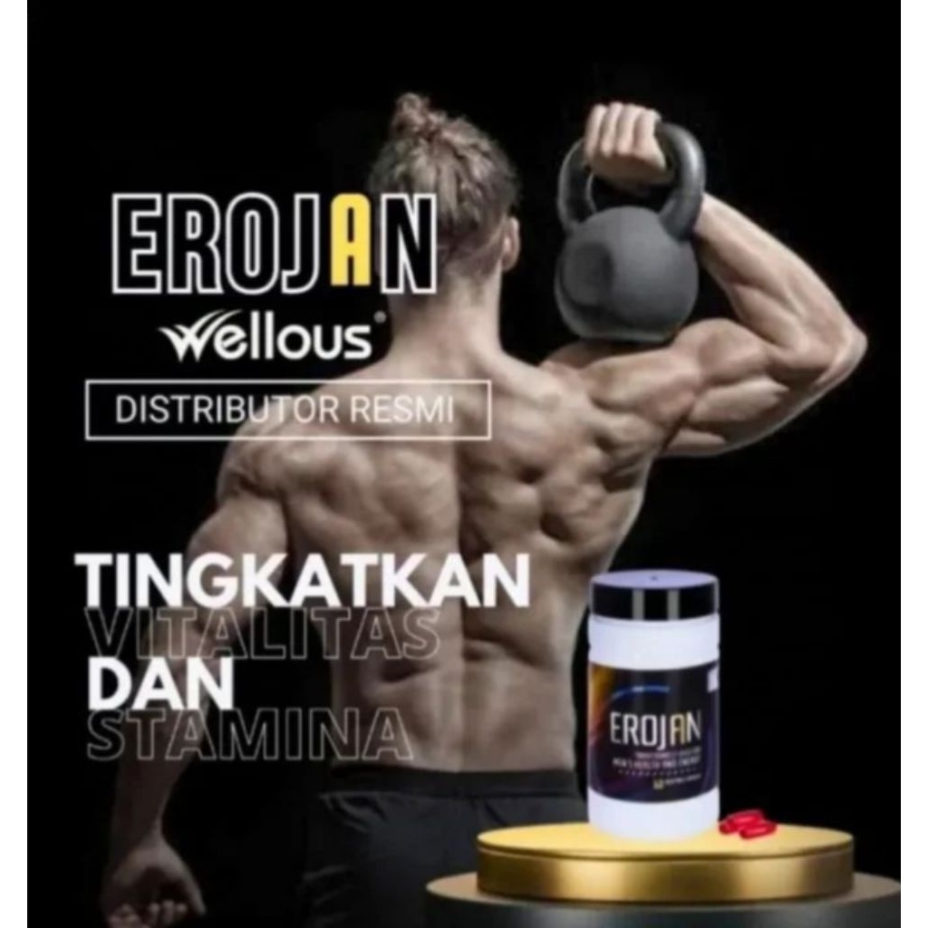 Distributor Erojan Official Store Original 100% Kapsul Suplemen Herbal Distributor Resmi Barcode Bpo