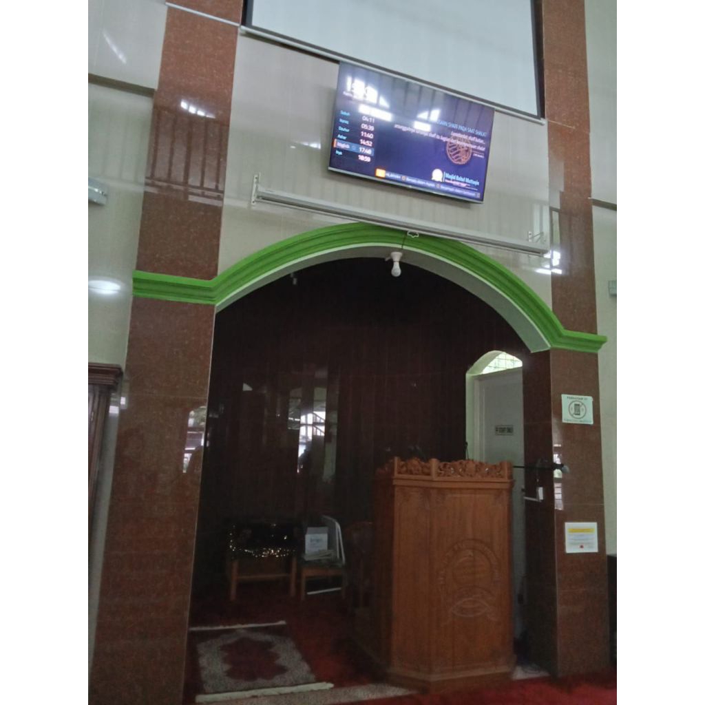 MIHRAB MASJID GRC KRAWANGAN HASIL RAPI