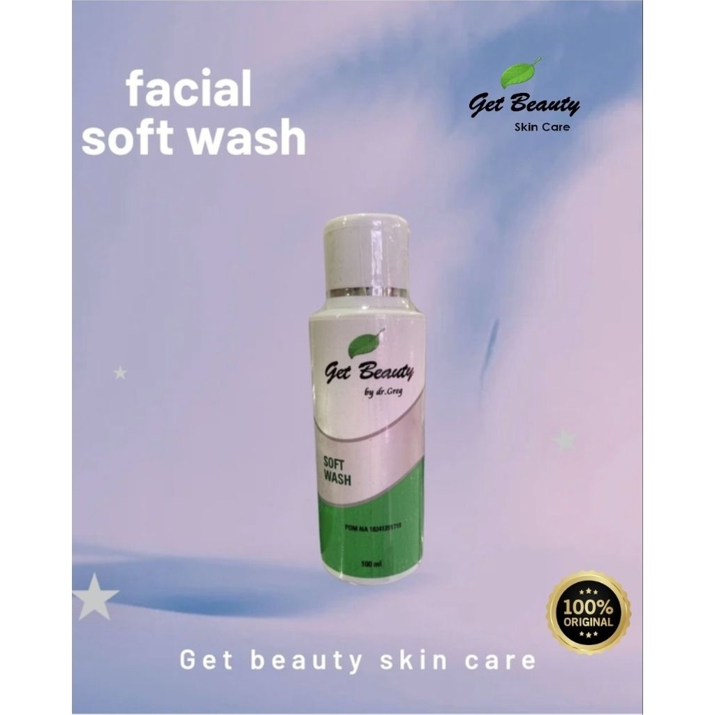 Get Beauty Facial Wash Soft wash.