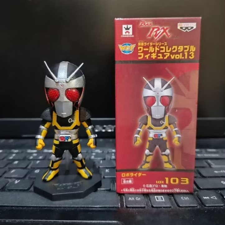 wcf kamen rider rx robo BIB kondisi sesuai foto kamen rider black