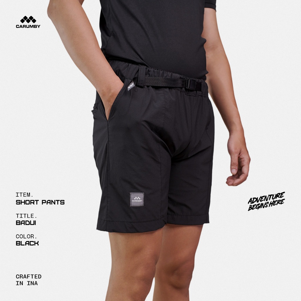Celana Gunung Pendek Carumby Badui Stretch & Quick Dry Pria Wanita