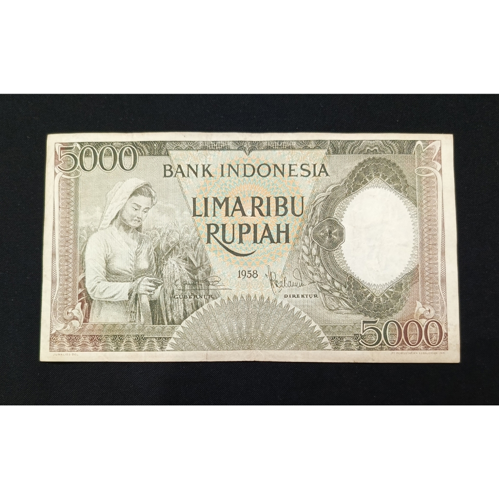 UANG JADUL 5.000 RUPIAH 1958