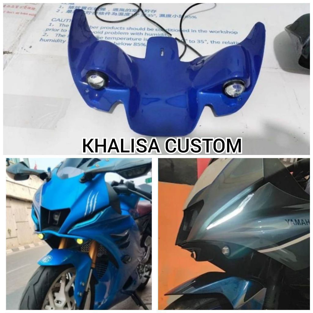 Winglet Aero Fairing Yamaha R15 V4 R15M Model R1 Lampu Projie