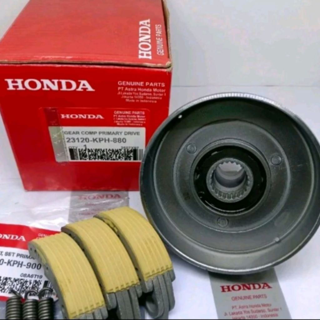 lonceng ganda Gear Comp Primary Drive 23120-KPH-880 & Weight Set Primary Drive 22530-KPH-880