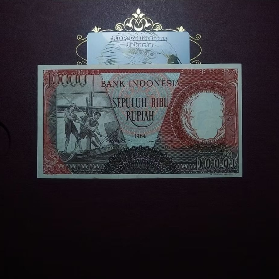 Uang Kuno 10000 Pekerja Merah 1964
