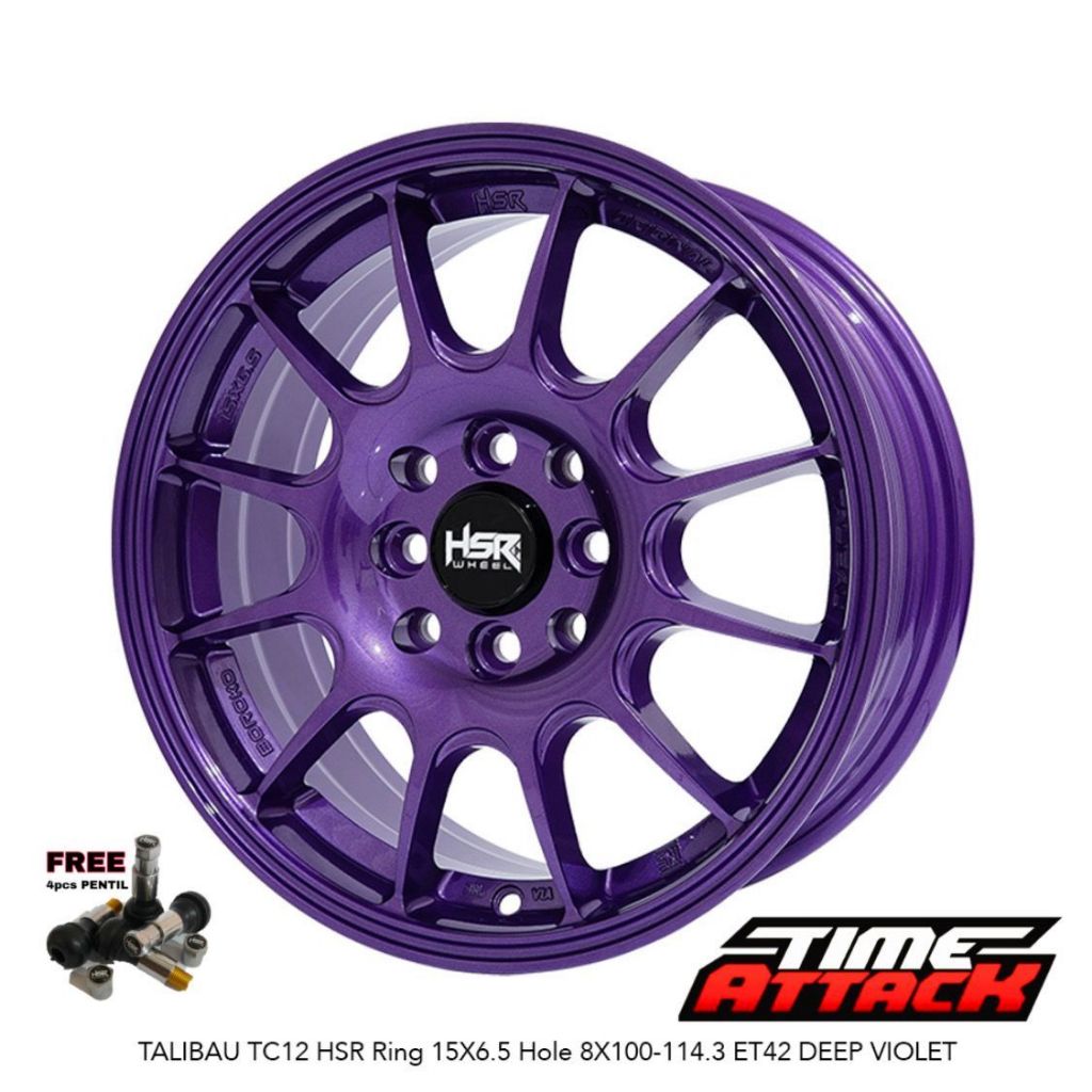 Velg Mobil Brio R15 HSR Wheel Talibau Velg Hsr Ring 15
