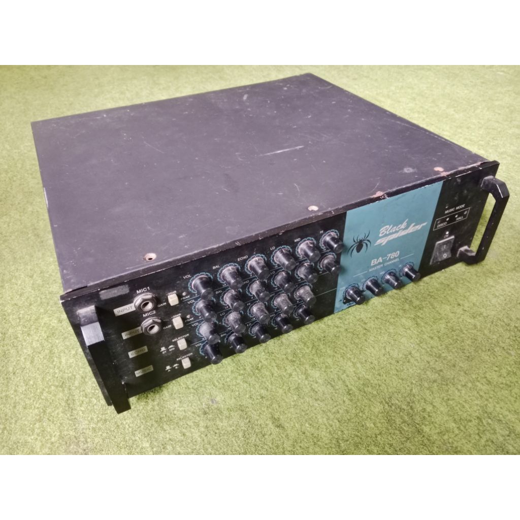 power amplifier black spider ba780