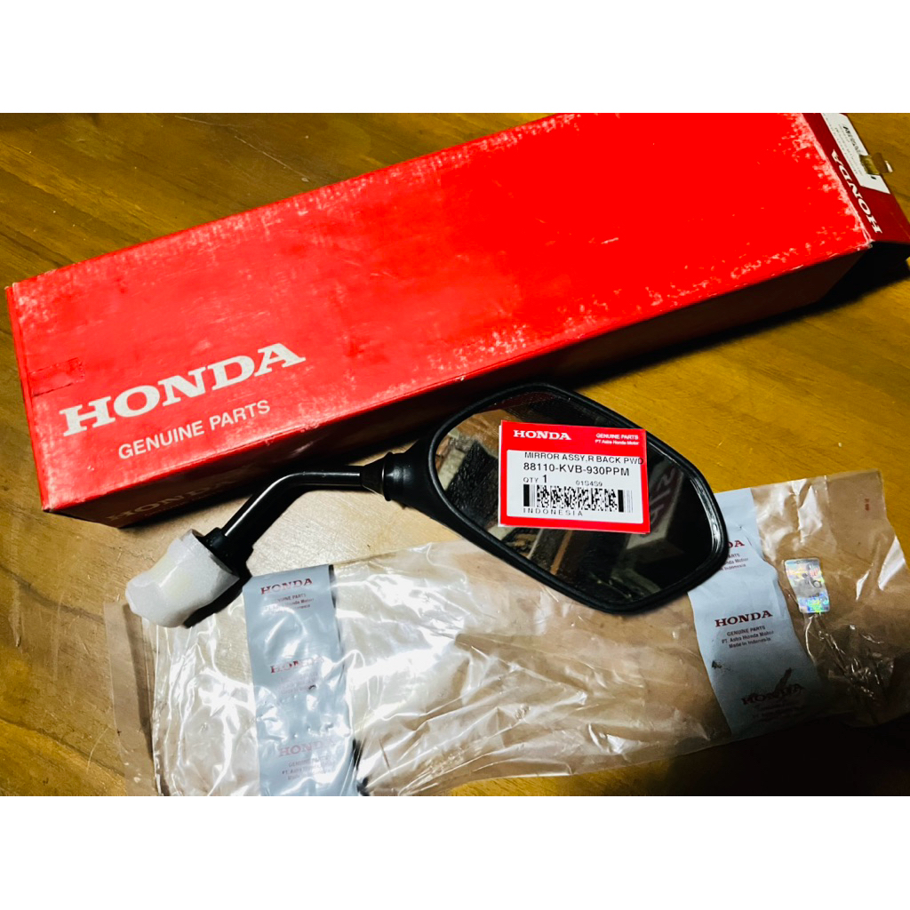 KACA SPION SEPION MIRROR KANAN HONDA VARIO 110 VARIO KARBU LAMA PINK ORI ORIGINAL AHM 88110-KVB-930P