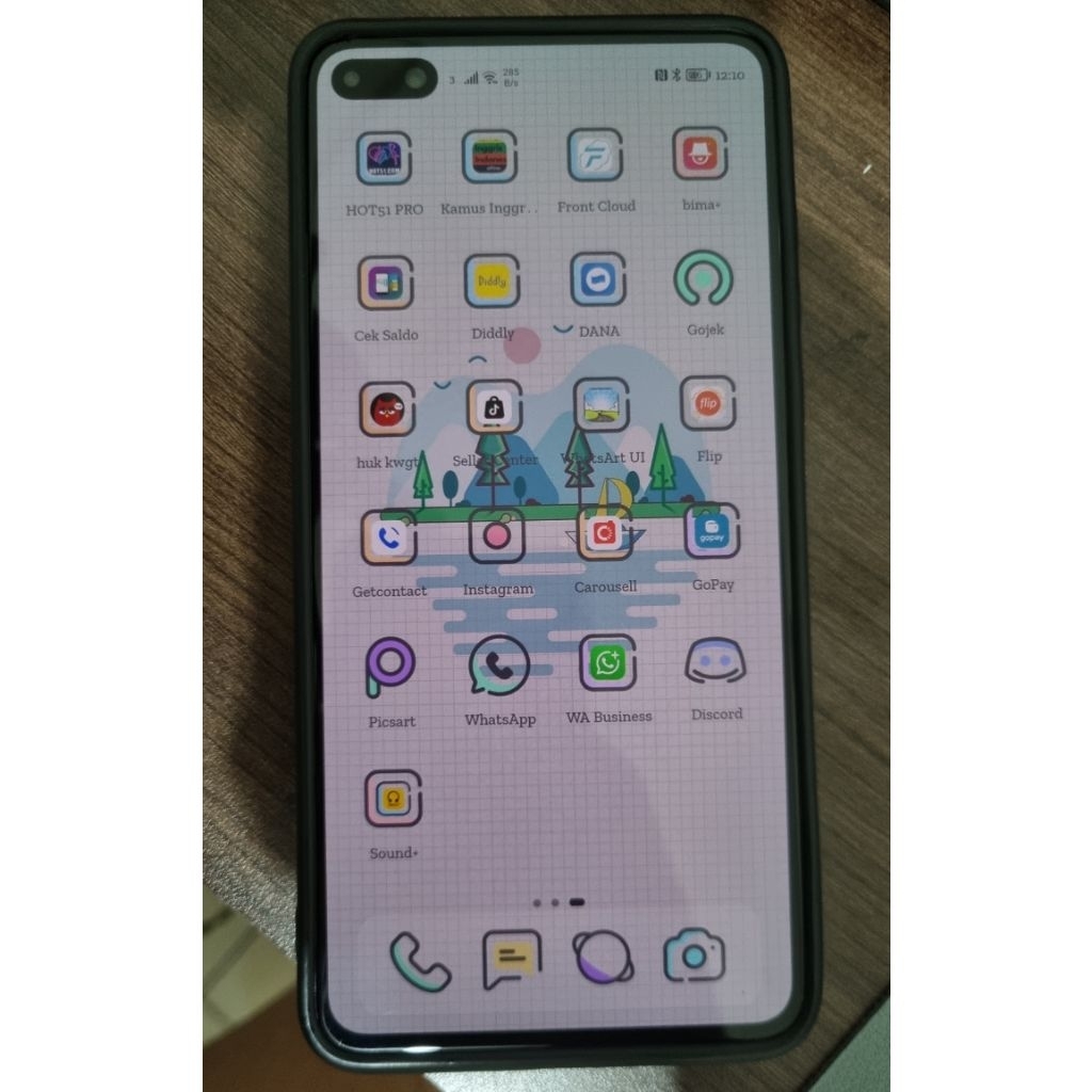 Huawei P40 5G 8/128 Silver Bekas Second Prelove